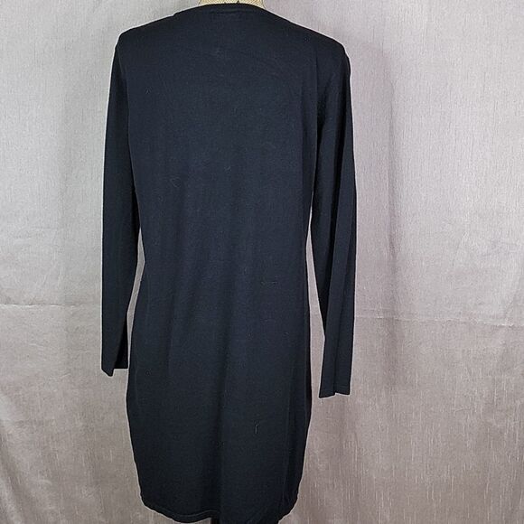 **GEORGE Black Midi Cardigan‎ Sweater Medium - Picture 6 of 7